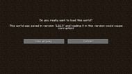 Ignore the warnings and proceed with the conversion (Image via Mojang Studios)